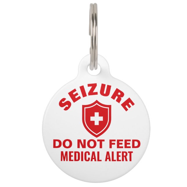 Custom Seizure Dog Tag (Front)