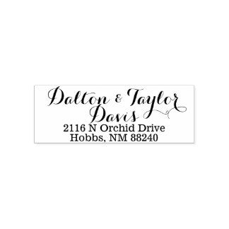 Custom Self Inking Address Stamp