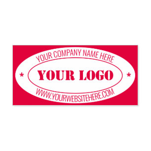 Custom Self-inking Stamp Business Logo Name Colour