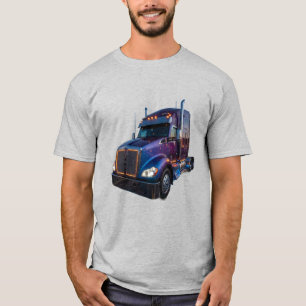 Custom Semi Truck T-Shirt, Trucker Gift for Men T-Shirt