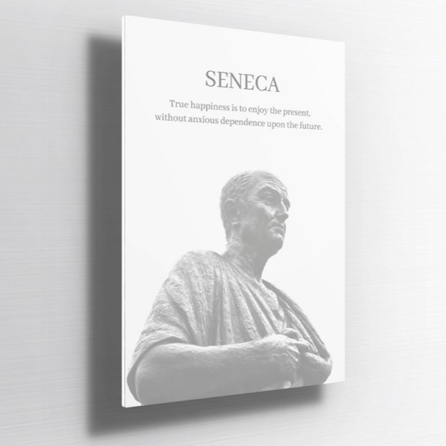 Custom Seneca inspirational quote Poster (Creator Uploaded)
