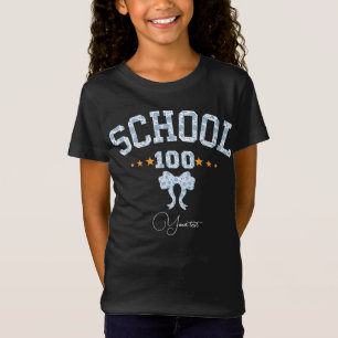 Custom Senior Class Of 2026 Graduation Blue Floral T-Shirt