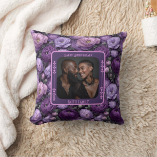 Custom Sentimental Wedding Throw Pillow  For Him