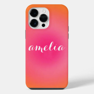 Custom Serif Name Phone Case – Bold Gradient