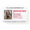 Custom Service Dog Photo ID Badge