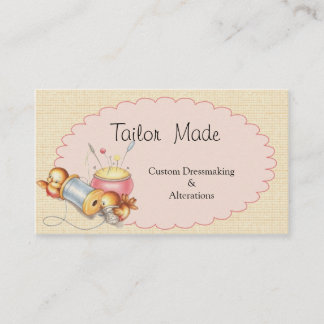 Custom Sewing Business Card