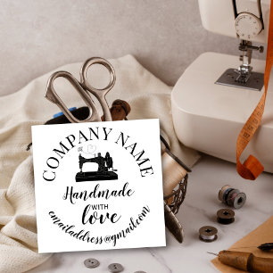 Custom Sewing Business Tags – Handmade with Love &