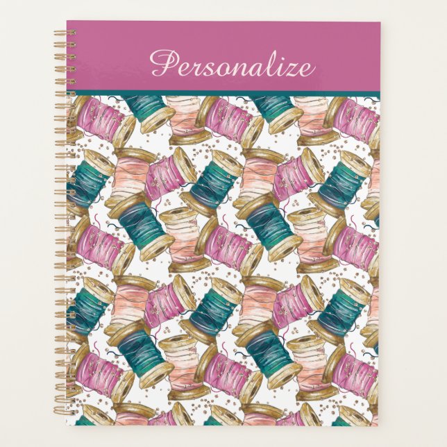 Custom Sewing Threads Seamstress Tailor Organiser (Front)