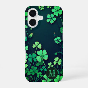 Custom Shamrock Meadow iPhone 16 Case