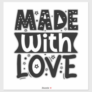 Custom-shaped vinyl sticker