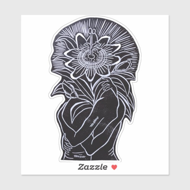 Custom shaped vinyl sticker (Sheet)