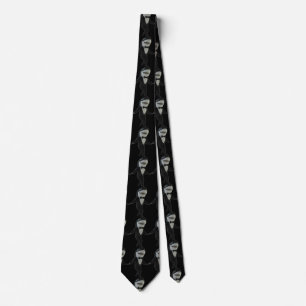 Custom shark tuxedo classy black sunglasses funny  tie