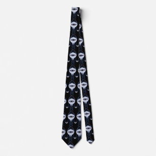 Custom shark tuxedo classy black sunglasses funny  tie