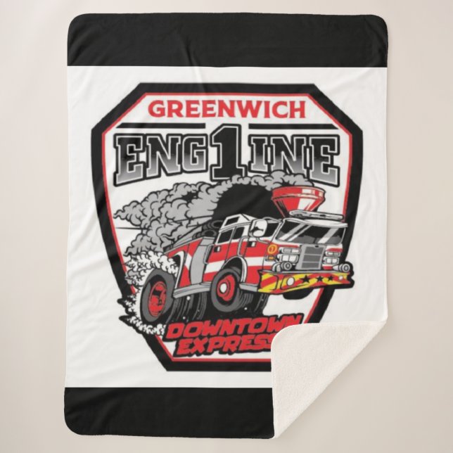 Custom Sherpa Blanket for Kyle (Front)