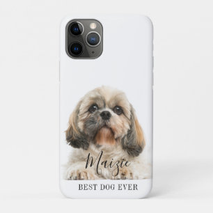 Custom Shih Tzu Personalised Pet Dog Photo iPhone 11 Pro Case
