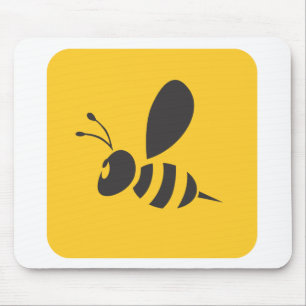 Custom Shirts :  Elegant Bee Icon Shirts Mouse Mat