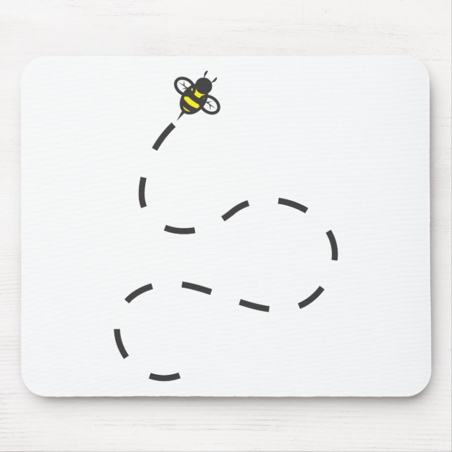 Custom Shirts : Flying Trail Bee Shirts Mouse Mat (Front)