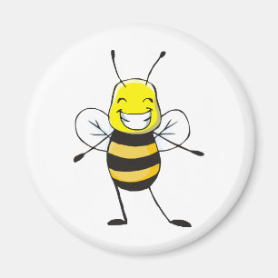 Custom Shirts : Happy Bee Shirts Magnet