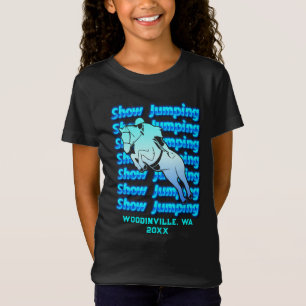 Custom Show Jumping Event or Location Date Name T-Shirt