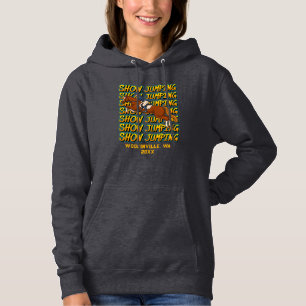 Custom Show Jumping Horse Event Location Date Name Hoodie