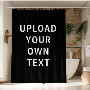 Custom Shower Curtain Add Your Photo and or Text 