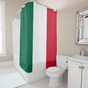 Custom Shower Curtains, Cool Mexican Flag Colours Shower Curtain