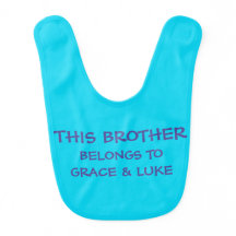 Custom sibling names on baby Brother's