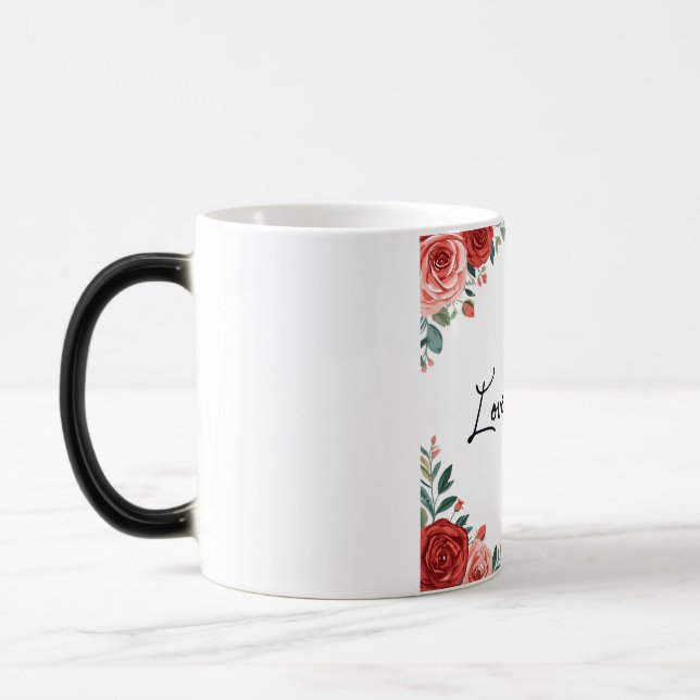 Custom Signature Handwriting Art Personalised Reci Magic Mug (Left)