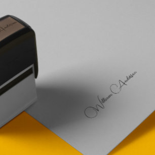 Custom Signature Personalised Self-inking Stamp