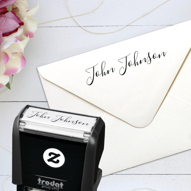 Custom Signature Personalised Self Inking Stamp (Creator Uploaded)
