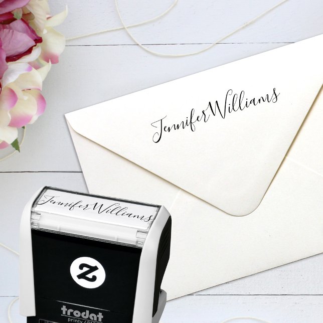 Custom Signature Personalized Self Inking Stamp (Creator Uploaded)