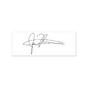 Custom Signature  Rubber Stamp