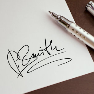 Custom Signature Rubber Stamp