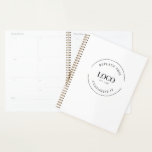 Custom Simple Business Logo website corporate Planner<br><div class="desc">Organise the year with this custom corporate planner featuring your business logo and website for a professional touch. Designed for easy customisation, this planner is perfect for promoting your brand while keeping essential information organised. Ideal for corporate gifts, office essentials, or employee onboarding, it provides a sleek, professional layout that...</div>