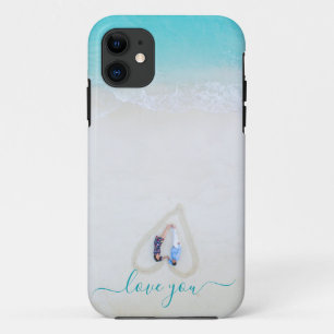 Custom Simple Couple Photo iPhone Case