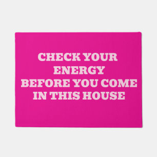 Custom Simple Cute Funny Modern Welcome Doormats