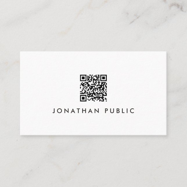 Custom Simple Design Modern Easy to Make Cute Business Card (Front)