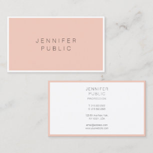 Custom Simple Elegant Modern Minimalist Template Business Card