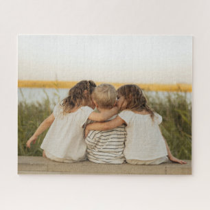 Custom Simple Family Photo Jigsaw Puzzle
