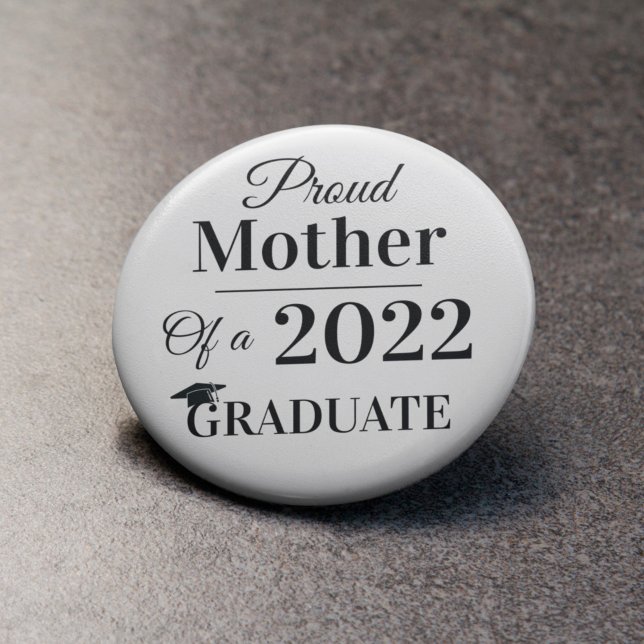 Custom Simple Graduation For Proud Family 6 Cm Round Badge (Creator Uploaded)