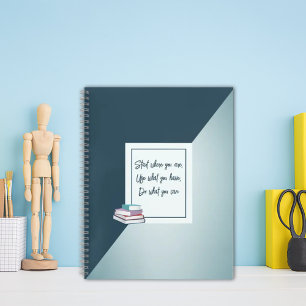 Custom simple grey Notebook
