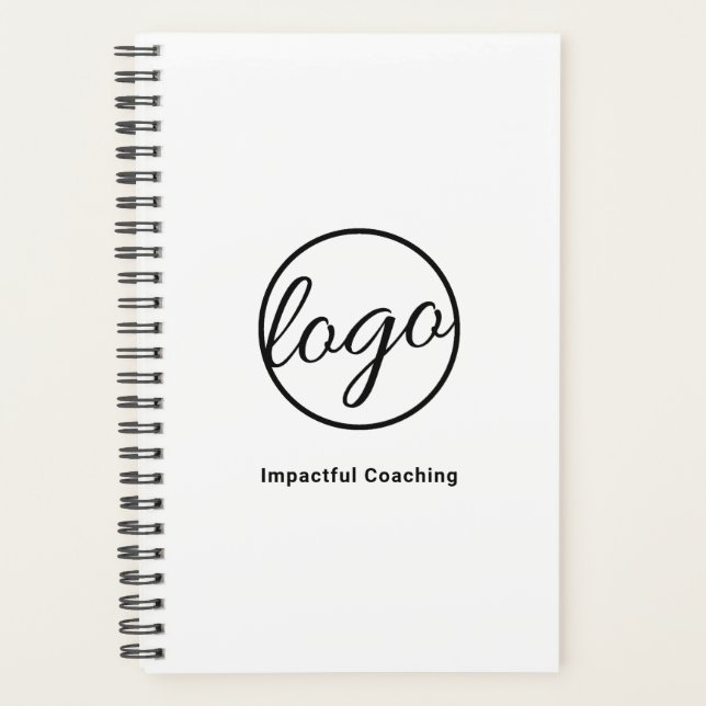 Custom Simple Logo Business Planner (Front)