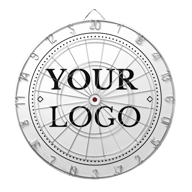 Custom Simple Logo Business Promotional Dartboard (Front)