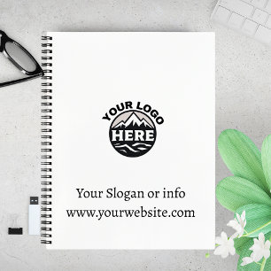 Custom Simple Logo Business Promotional  Notebook