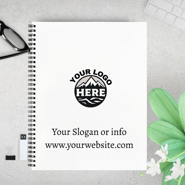 Custom Simple Logo Business Promotional  Notebook (Creator Uploaded)