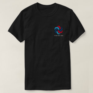 Custom Simple Logo & Text Business T-Shirt