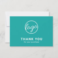 Custom Simple Modern Turquoise Teal Logo Business