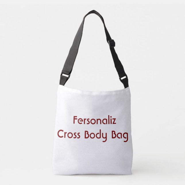 custom simple mudim Cross-Body Bag (Front)