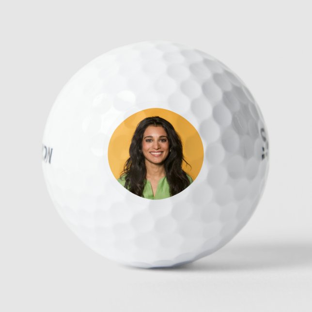 Custom Simple Photo Golf Balls (Front)