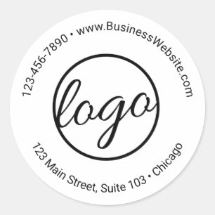 Custom Simple Product Label Business Logo